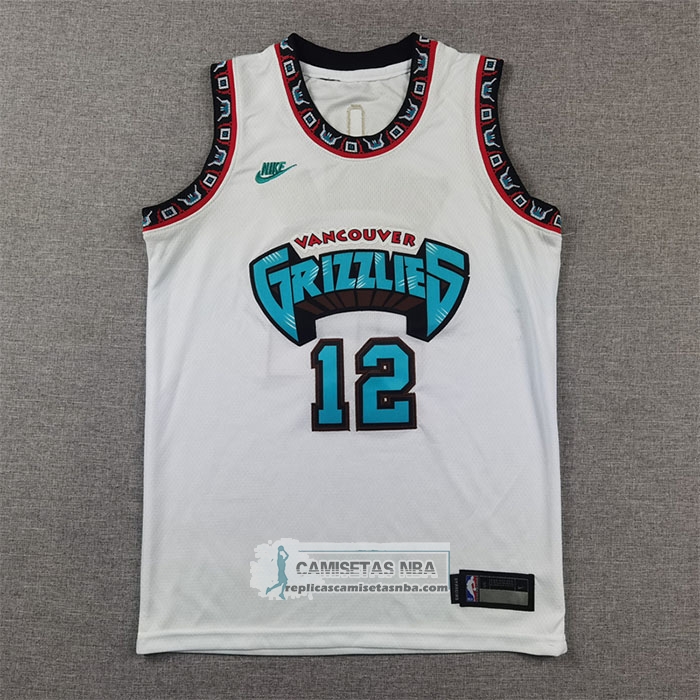 Camiseta Nino Memphis Grizzlies Ja Morant NO 12 Classic 2024-25 Blanco